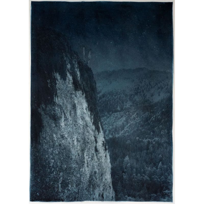 Starry Night - Resinotype - Alternative Photography print by David Heger