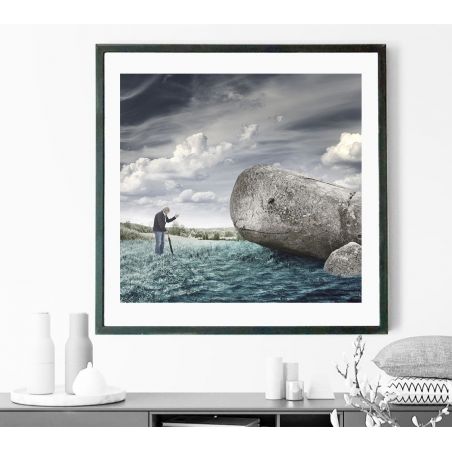 Old Man and the Whale - art print - 2