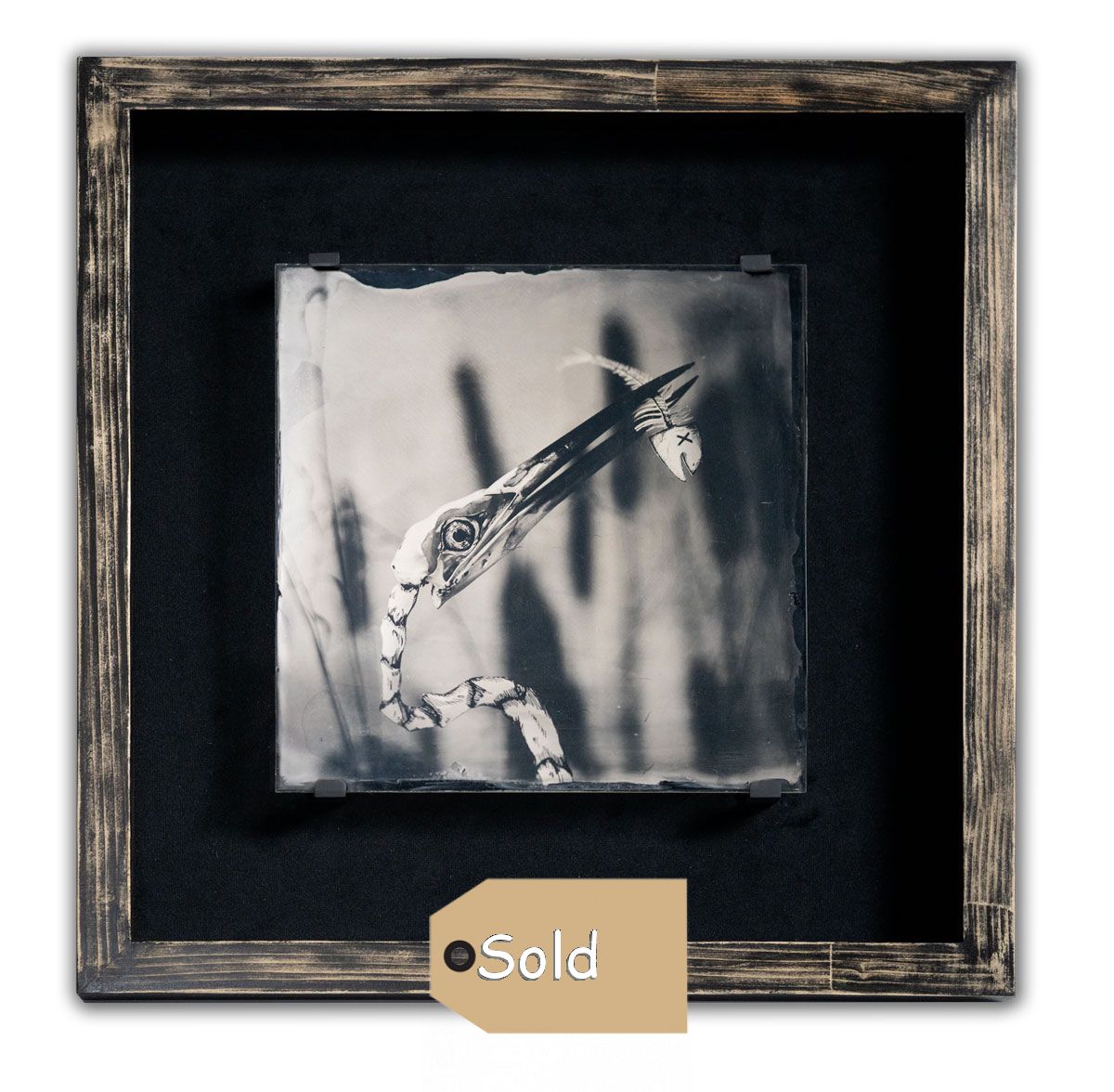 Hand made Ambrotype - Wett Collodion plate